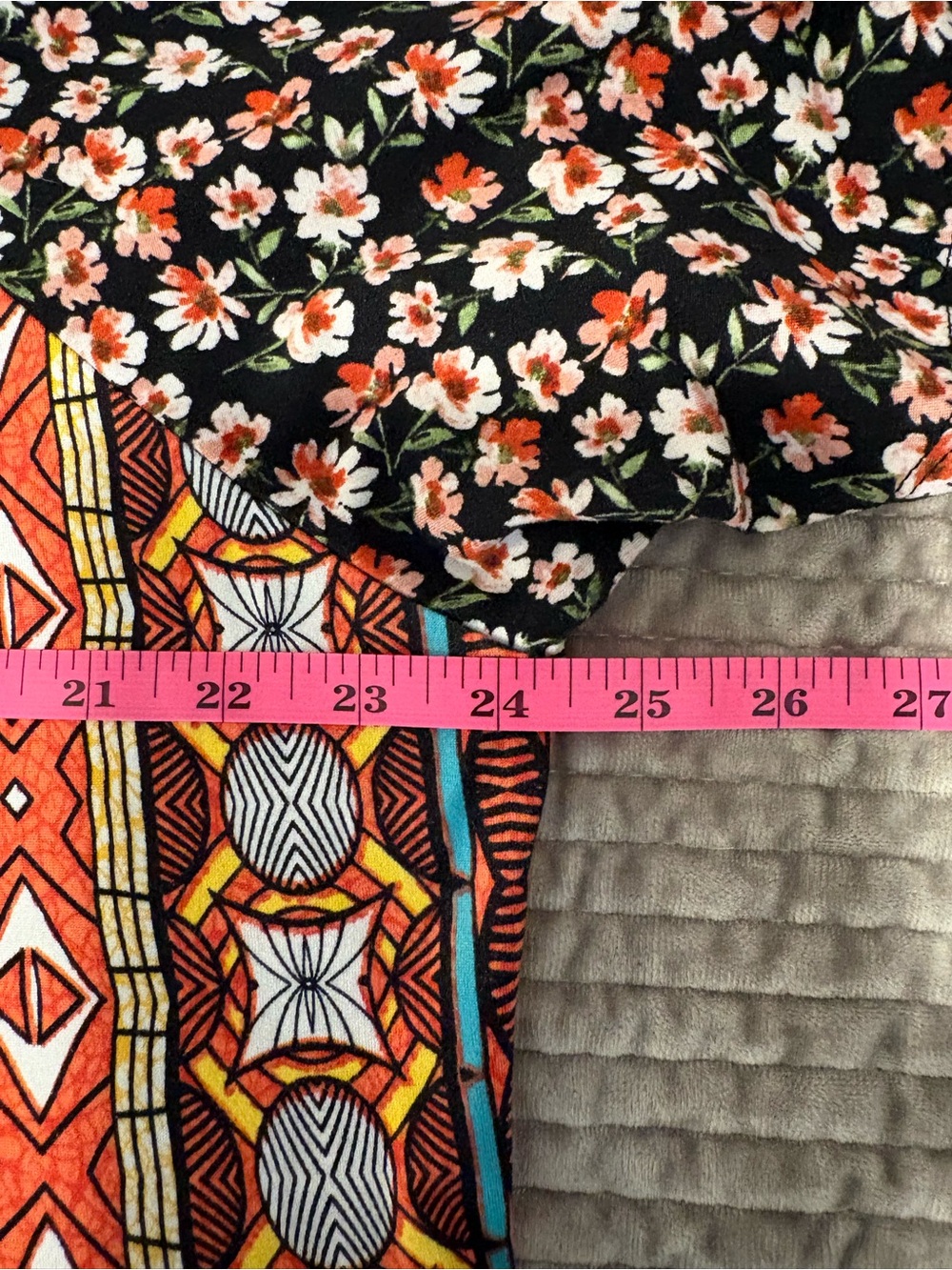 Haptics Boho Floral Patchwork Square Neck Babydoll Top in Black Multi, 1X - Picture 5 of 7